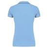 Polo Manches Courtes Femme Blanc Kariban – Collection Sailing – vue 2