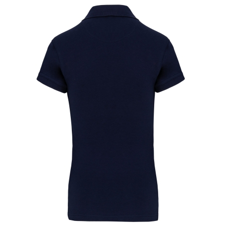 Polo Piqué Manches Courtes Femme Marine Kariban – vue 2