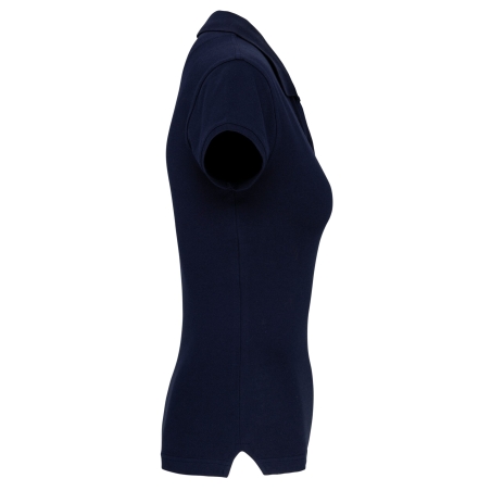 Polo Piqué Manches Courtes Femme Marine Kariban – vue 3