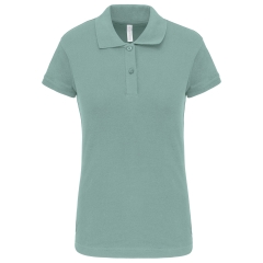 Polo piqué femme manches courtes Vert Sage Kariban