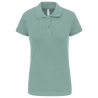 Polo piqué femme manches courtes Vert Sage Kariban