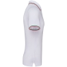 Polo Blanc Homme Maille Piquée Kariban – Liserés Contrastés – vue 3