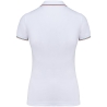 Polo Manches Courtes Femme Blanc Kariban – Coupe Straight 220 g/m² – vue 2