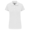 Polo Piqué Manches Courtes Femme Blanc Kariban