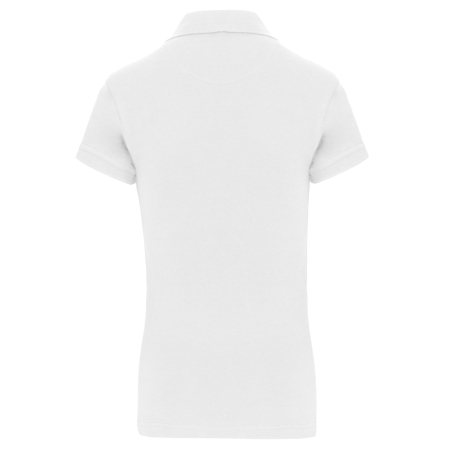 Polo Piqué Manches Courtes Femme Blanc Kariban – vue 2