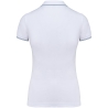 Polo Manches Courtes Femme Blanc Kariban – Coupe Straight – vue 2