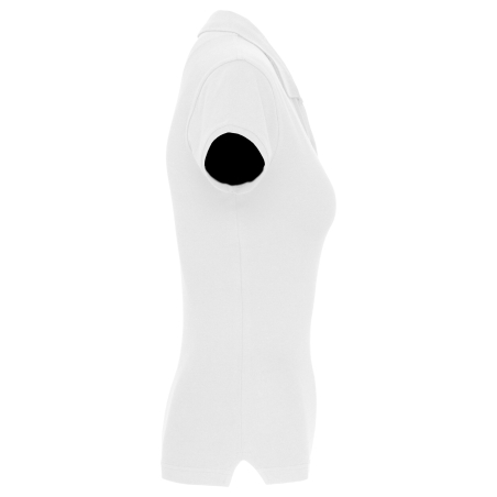 Polo Piqué Manches Courtes Femme Blanc Kariban – vue 3