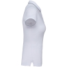 Polo Manches Courtes Femme Blanc Kariban – Coupe Straight – vue 3
