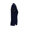 Polo Maille Piquée Manches Courtes Femme Marine / Blanc / Rouge Kariban – vue 3