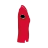 Polo Maille Piquée Manches Courtes Femme Rouge / Blanc / Marine Kariban – vue 3