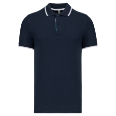 Polo Manches Courtes Homme Turquoise Kariban – Sailing