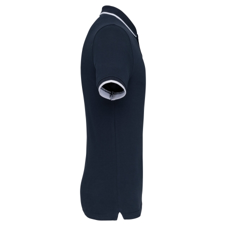 Polo Manches Courtes Homme Turquoise Kariban – Sailing – vue 3