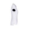Polo Maille Piquée Manches Courtes Femme Blanc / Marine / Blanc Kariban – vue 3