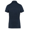 Polo Jersey Manches Courtes Femme Marine française chiné – Kariban – vue 2