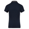 Polo jersey bicolore femme Gris Kariban – Coupe droite 180 g/m² – vue 2