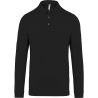 Polo Jersey Manches Longues Homme Noir – Kariban