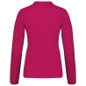 Polo piqué manches longues femme Fuchsia – Kariban – vue 2