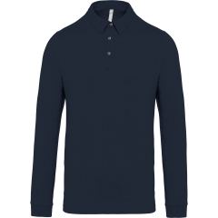 Polo Jersey Manches Longues Homme Marine – Kariban