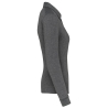 Polo Jersey Manches Longues Femme Gris Chiné Kariban – vue 3