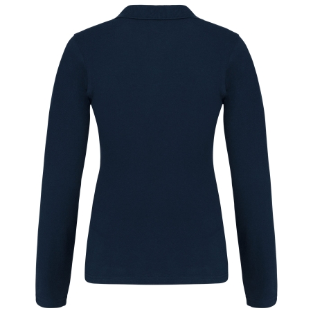 Polo piqué manches longues femme Marine Kariban – vue 2