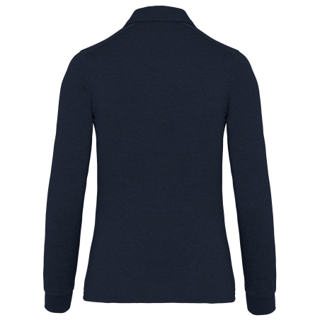 Polo Jersey Manches Longues Femme Marine Kariban – vue 2