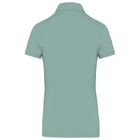 Polo jersey manches courtes femme Vert – vue 2