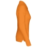 Polo piqué manches longues femme Orange Kariban – vue 3