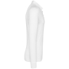 Polo Jersey Manches Longues Homme Blanc Kariban – vue 3