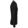 Polo maille piquée manches longues homme Noir – Kariban – vue 3