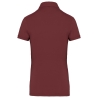 Polo Jersey Manches Courtes Femme Bordeaux – Kariban – vue 2