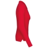 Polo Piqué Manches Longues Femme Rouge – Kariban – vue 3