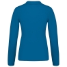 Polo piqué manches longues femme Bleu (Tropical Blue) – Kariban – vue 2