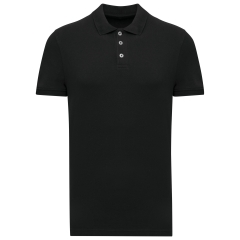 Polo Piqué Manches Courtes Homme Noir – Kariban (K290)