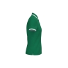 Polo Femme Manches Courtes Liserés Contrastés Vert Kelly / Blanc Kariban – vue 3