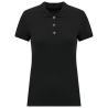 Polo Piqué Manches Courtes Femme Noir – Kariban (K291)