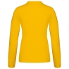Polo Piqué Manches Longues Femme Jaune – Kariban – vue 2