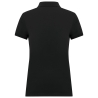 Polo Piqué Manches Courtes Femme Noir – Kariban (K291) – vue 2
