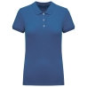 Polo piqué manches courtes femme Bleu Kariban – Coton 200 g/m²