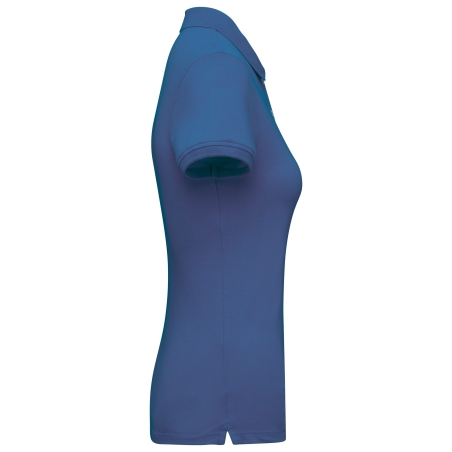 Polo piqué manches courtes femme Bleu Kariban – Coton 200 g/m² – vue 3