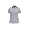 Polo Femme Manches Courtes Liserés Contrastés Gris Oxford / Noir – Kariban