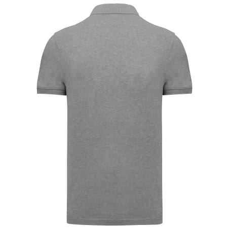 Polo piqué coton homme Kariban – Gris Oxford (200 g/m²) – vue 2