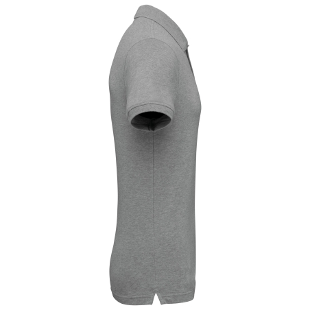 Polo piqué coton homme Kariban – Gris Oxford (200 g/m²) – vue 3