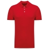 Polo Piqué Manches Courtes Homme Rouge Kariban (K290)