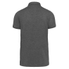 Polo Jersey Manches Courtes Homme Gris Chiné Kariban – vue 2