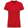 Polo Piqué Manches Courtes Femme Rouge – Kariban