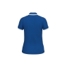 Polo Femme Manches Courtes Liserés Contrastés Bleu royal / Blanc Kariban – vue 2