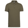 Polo Jersey Manches Courtes Homme Vert Kaki – Kariban