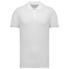 Polo Piqué Manches Courtes Blanc Homme Kariban – 200 g/m²