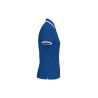 Polo Femme Manches Courtes Liserés Contrastés Bleu royal / Blanc Kariban – vue 3