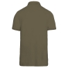 Polo Jersey Manches Courtes Homme Vert Kaki – Kariban – vue 2